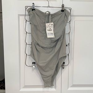 ZARA STRAPLESS BODYSUIT